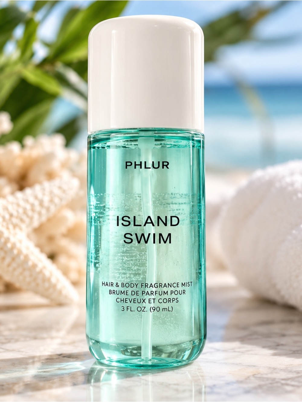 Phlur Island Swim Hair & Body Fragrance Aqua/Teal